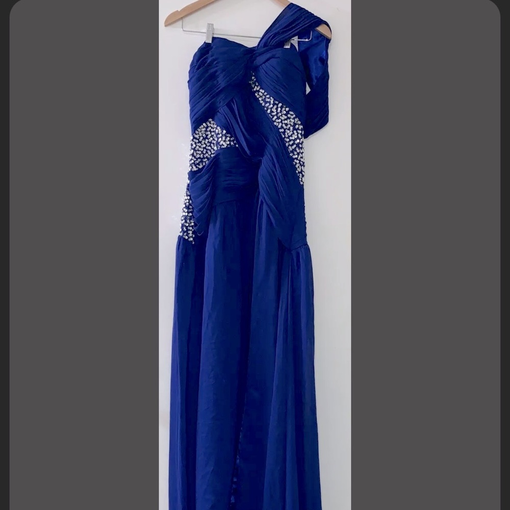 Formal Mermaid Beads Long Dress - Sequins